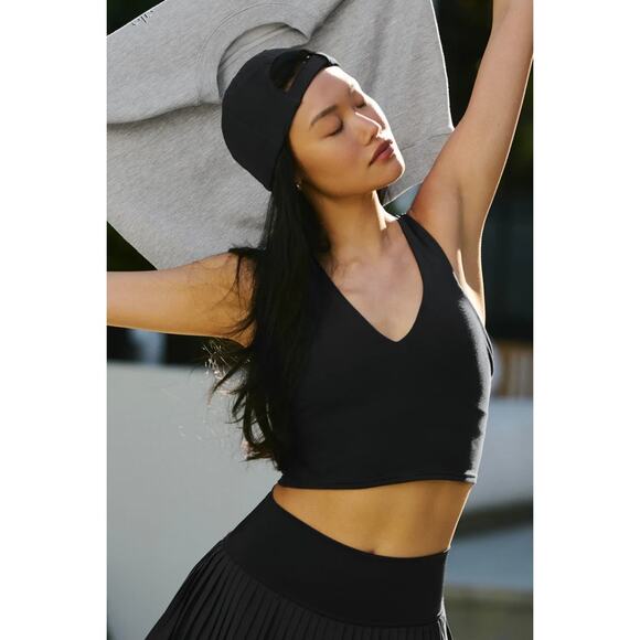 Alo Yoga Other - NWT Alo Yoga Airbrush Black Real Bra Tank Yoga Workout Gym Athleisure Size XS